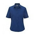 thumbnail image 2 of Edwards 5740 Ladies Cottonplus Short Sleeve Twill Shirt, ROYAL, 3XL, 2 of 2