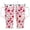 red valentine flowers, variant on Christmas Tumbler 40 oz Gingerbread Snowman Tumbler Winter Leak Proof Cups with Handle and Straw Insulated Water Bottle Coffee Travel Mugs Joy Merry Christmas Decor Holiday Gifts (1PCS)