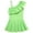 0507-1-green, variant on Girls Swim Cover Up Toddler Girl Long Sleeve Swimsuit Beach Dress Baby Beach Towel Ruffle Toddler Swim Cover Up Terry Bathrobe Hooded Zip-Up Beach Bathing Suit Wraps