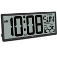 thumbnail image 1 of Reloj de pared WalLarge Large Digital de 14,5 pulgadas, funciona con pilas, 1 of 6