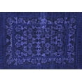 thumbnail image 1 of Ahgly Company Machine Washable Indoor Rectangle Abstract Blue Modern Area Rugs, 8' x 10', 1 of 4