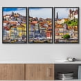 thumbnail image 3 of wall26 - Porto Portugal Town Skyline - Framed Canvas Art Wall Art - 24"x36"x3 Black, 3 of 5