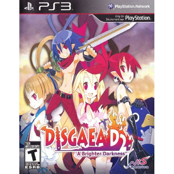 Restored Disgaea D2: A Brighter Darkness (Sony PlayStation 3, 2013) RPG Game (Refurbished)