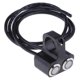 thumbnail image 1 of Motorcycle 1inch Handlebar Headlight Push Button Switch Waterproof 24mm Aperture, 1 of 5