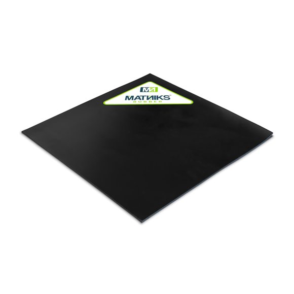 Lámina de caucho NBR MATNIKS 30 x 30 cm, 3 mm, resistente al combustible