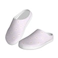 thumbnail image 2 of Lsque Kawaii Cat Paw Pattern Womens Comfort Cotton on Scuff With Memory Foam and Anti-skid Sole Slipper-44/45, 2 of 7