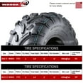 thumbnail image 4 of 14-20 Yamaha RHINO 700 ATV Tire Set WANDA 25x8-12 25x10-12 lite Mud, 4 of 5
