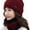 Red, variant on GRNSHTS Winter Warm Knitted Beanie and Warm Scarf Set for Women, Soft Fleece Lining and Stylish Knit Scarf and Beanie Set (Red)