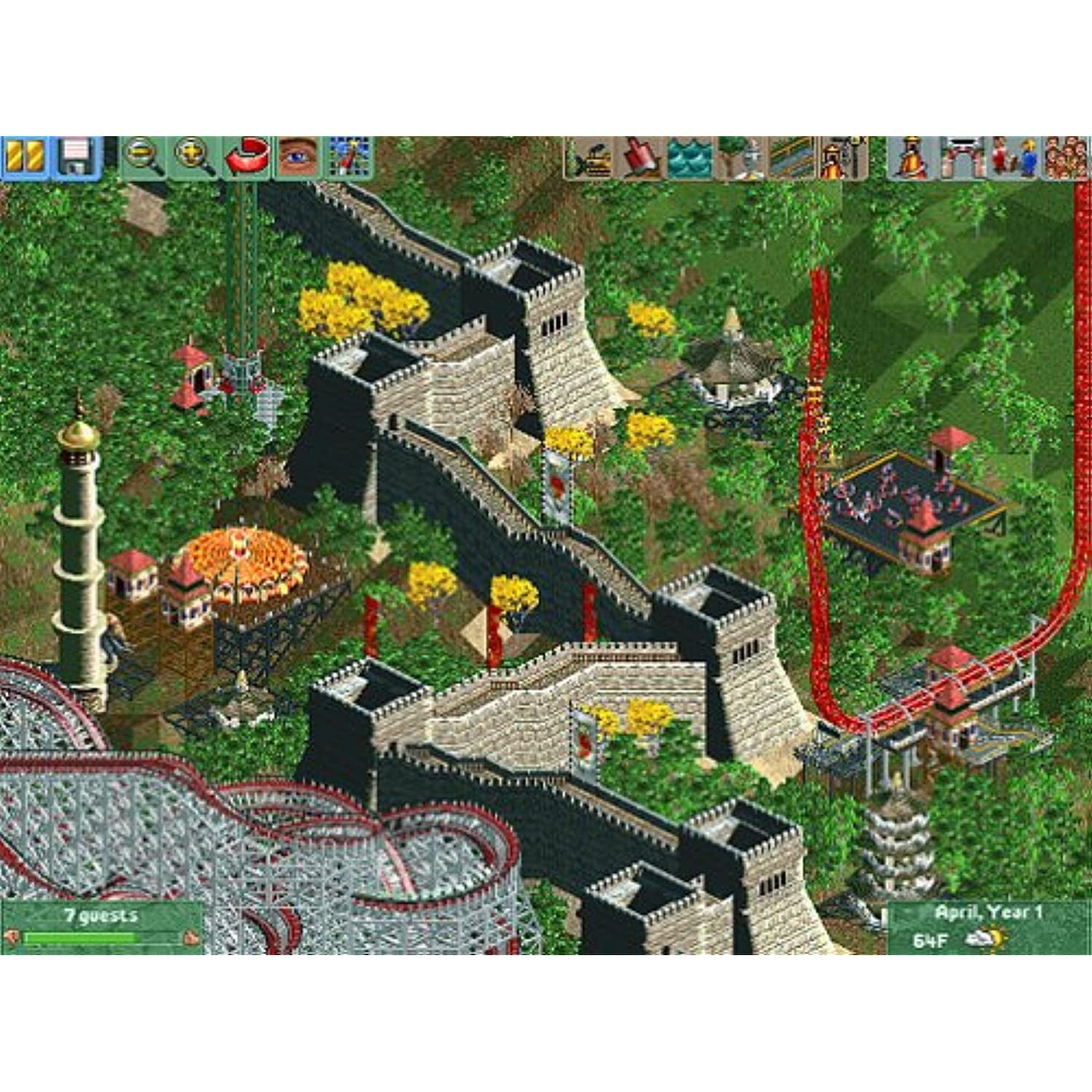 Rollercoaster Tycoon 2: Wacky Worlds Expansion Pack - Pc 