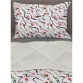 thumbnail image 3 of Abstract Comforter & Sham Bedding Set, Floral Interpretation of Watercolor Inspired Splashes Pattern Spots Streaks, 3 pcs Duvet Set Microfiber Filling Quilt, 5 Sizes, Multicolor, by Ambesonne, 3 of 4