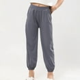 thumbnail image 3 of Little Girls Summer Pants Toddler Kids Elastic Waist Athletic Pants Lounge Sweatpants 2-10T, 3 of 3
