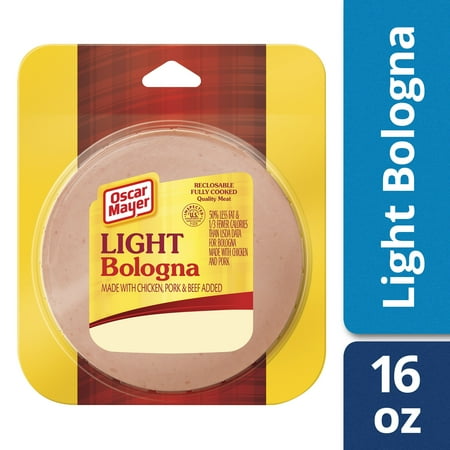 oscar mayer light bologna 16 oz vacuum pack walmart com oscar mayer light bologna