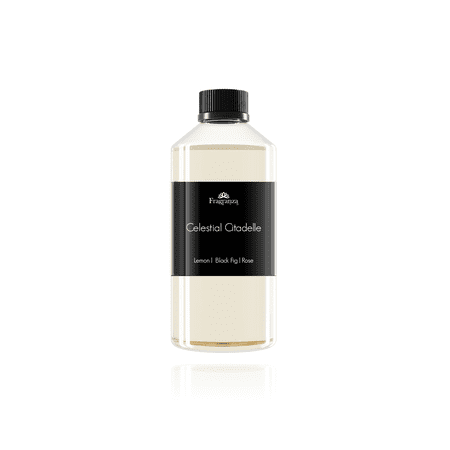 Fragranza613 CELESTIAL CITADELLE Luxury Aroma Oil for Diffusers - 500ml | Sensual Amber Vetiver & Iris | Sophisticated Home Fragrance