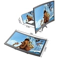 thumbnail image 2 of Screen Magnifier, 12 "- Smartphone Screen Amplifier Projector Magnifier 3d Screen Phone Holder Zooms Stand Magnifier Magnifying Glass For All Smartphone Mode, 2 of 7