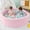 Pink, variant on AllWays Plaza Foam Ball Pit, 35.4"x 11.8" Ball Pits, Soft Round Playpen Ball Pool, Ideal Gift Indoor and Outdoor Game, Grey, (Balls not Included)