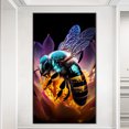 thumbnail image 1 of Cuadros Decorativos Pintura de diamante 5D DIY Taladro redondo completo Insecto Decoración del hogar Arte Artesanía (A3128) Wdftyju embutido en tela, 1 of 7
