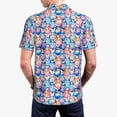 thumbnail image 6 of Cauagu Cartoon colorful cute cat Print Men's Polo Shirts, Short-Sleeve Polo Shirts for Men Performance Golf Shirt Athletic Casual Collared T-Shirt-Medium, 6 of 8