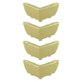 thumbnail image 1 of 4Pcs Heavy Load Bearing Furniture Legs Metal Cabinet Feet Triangle Sofa Legs Diy Gold, 1 of 10
