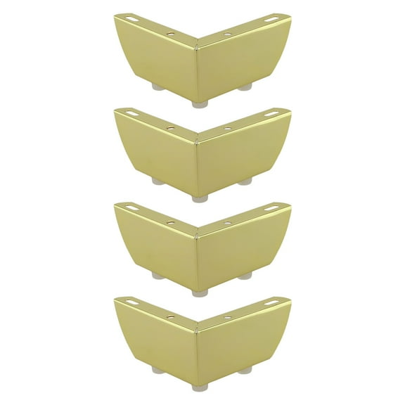 Ana 4Pcs Durable Heavy Load Bearing Furniture Legs Metal Cabinet Three-pronged Feet Triangle Sofa Legs DIY Furniture Hardware Legs Home Decor