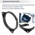 thumbnail image 3 of Anillo Espaciador de Altavoz Único Bargains Adaptador de Altavoz Tweeter para VW Golf V para 6.5" 2 Pcs, 3 of 7