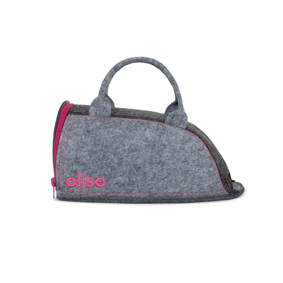 oliso Carry Bag M3Pro and M2Pro mini Irons - Fits Most mini Travel Size Irons, Ideal for Travel or Storage - Raspberry