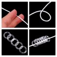 thumbnail image 4 of 1 Conjunto de anillos de cortina romana y 1,8 mm de cable de sombra de elevación trenzado para cortinas romanas, 4 of 5
