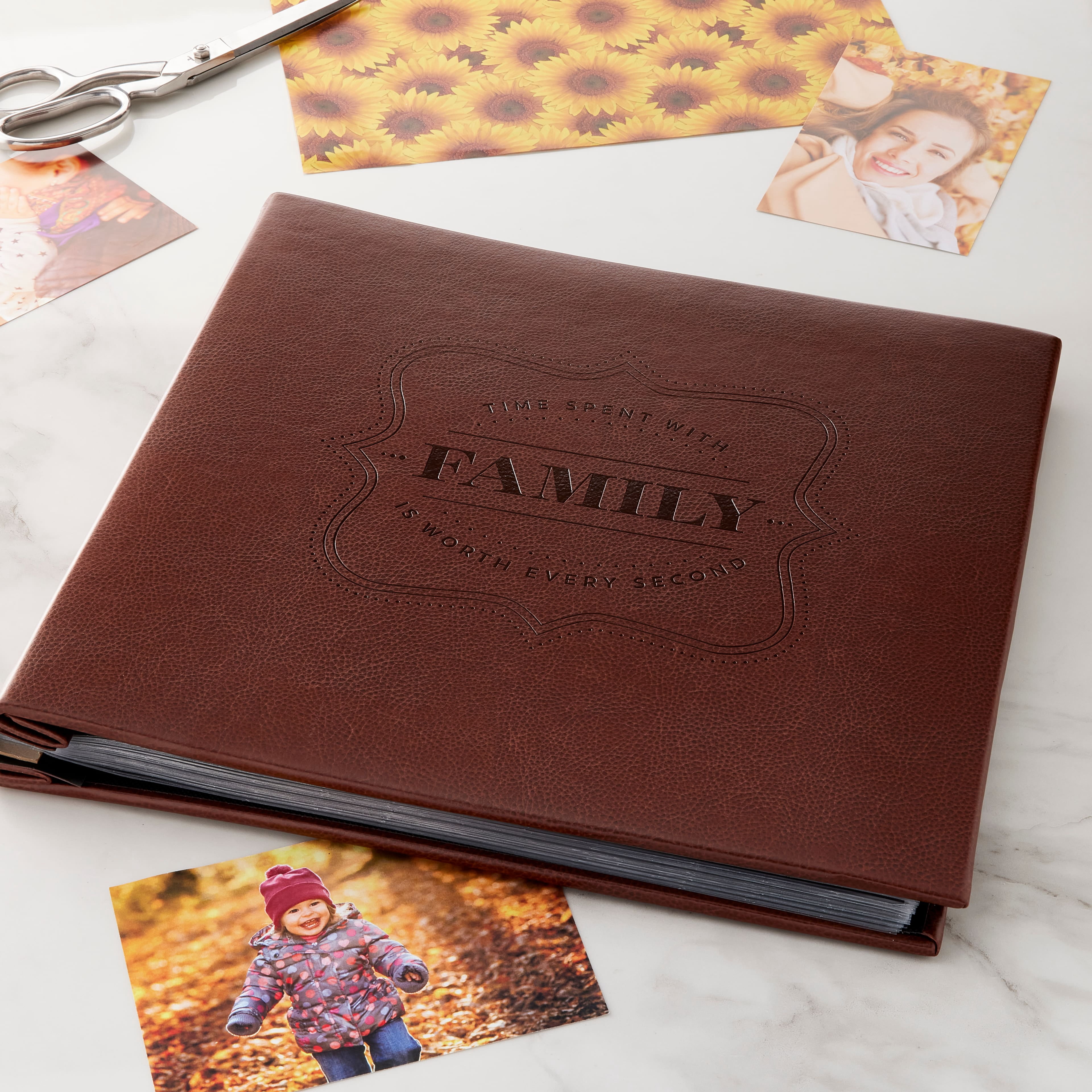 Recollections Time Spent with Family Scrapbook Album, 6 Pack