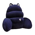 thumbnail image 3 of Jifeng Back Rest Cushion Soft Waist Support Pillow, Plush Reading Pillow, Navy, 1 Count, 3 of 9