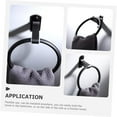 thumbnail image 2 of Towel Ring Hand Towel Hooks Hand Towel Holder Bathroom Towel Rack Bathroom Towel Holder Towel Hanger Towel Racks for Bathroom Hand Towel Bar Wall Towel Ledge Space Aluminum Simple, 2 of 5