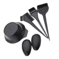 thumbnail image 1 of UPGRATOR 1Set Hair Coloring Comb Set with Brushes Bowl and Earmuffs for Home Use Black, 1 of 8