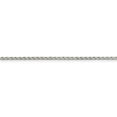 thumbnail image 2 of 925 Sterling Silver 1.5mm Diamond-Cut Spiga Chain w/2ext.; 18 inch; Lobster Clasp, 2 of 5