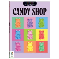 Hinkler Kaleidoscope Coloring Candy Shop Coloring Book Children for Ages 6 and up, 72 Pages