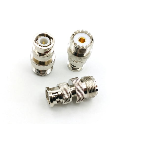 FOR 20pcs brass UHF SO-239 Female SO-239 SO239 Plug To BNC Male Jack RF Connector