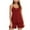 Burgundy, variant on Elainilye Fashion Womens Pajama Sets Two-piece Pajamas Soft Casual Solid Camisole and Shorts Suit Nightwear,Blue