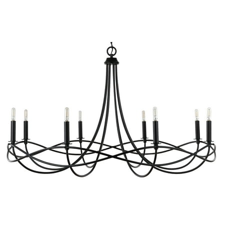 

Capital Lighting 431681 Sonnet 8 Light 45 Wide Chandelier - Black