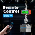 thumbnail image 4 of 2T Crane Scale, 2000kg Digital Industrial Scale, Electronic High-Precision Hanging Scale with Remote Control and LCD Screen, 4 of 5