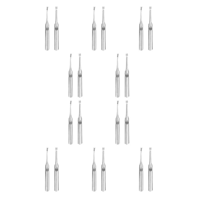 Bewildely Ranuradora de costura Dido, biseladora de borde de cuero inoxidable, ranuradora de costura DIY 95u+95v 10Conjunto