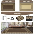 thumbnail image 5 of Outdoor Rug 8x10 Plastic Straw Rug Waterproof Patio Rug,Reversible Rug,Foldable Lightweight Outdoor Carpet with Storage Bag,4 Stakes,Outdoor Mat Reversible Camping Carpet Camping Mat for Deck,Garden, 5 of 8