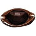 thumbnail image 3 of Wrangler Hobo Bags for Women Leather Tote Bag Shoulder Bag Top Handle Satchel Purses and Handbags, Two Tone Brown, 3 of 7