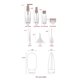 thumbnail image 2 of Botellas aprobadas por la TSA para productos de aseo personal. Set de artículos de tocador compacto a prueba de fugas de 11 piezas para viajes, 2 of 7
