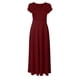 thumbnail image 4 of Vestidos Para Mujer Maxi Vestido Color Sólido Colorido Vestido Manga Corta Playa Casual Sundress Odeerbi  ODB145489, 4 of 6