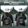 thumbnail image 6 of Ghosthorn Fishing Backpack Tackle Sling Bag -Lightweight Sling Tackle Storage Bag- Fishing Backpack with Rod Holder, 6 of 8