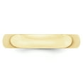 thumbnail image 2 of Primal Gold 10 Karat Yellow Gold 4mm Lightweight Half Round Band Size 10, 2 of 6