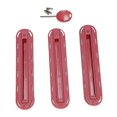 thumbnail image 2 of 3Pcs Surfboard Palmes Boîte Tri Palmes Boîte de Remplacement Stand up Paddleboard avec des Clés avec 3 Vis pour Paddleboard Bateau de Surf Canot Gonflable Rouge, 2 of 9