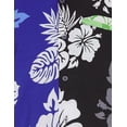 thumbnail image 5 of Stylore Hawaiian Shirt for Men Short-Sleeve Button-Down Shadow Hibiscus Multi X-Small, 5 of 6