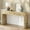 Natural, variant on Harper & Bright Designs Arched Console Table with Stroage , Minimalist Wood Entryway Table with Drawers for Entryway and Living Room , Natural