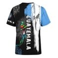 thumbnail image 7 of 2026 Soccer Cup Graphic Jersey for Men, Short Sleeve Crew Neck Tee with Player Silhouette & Watercolor Flag for Streetwear & Fan Gathering Black 16, 7 of 7