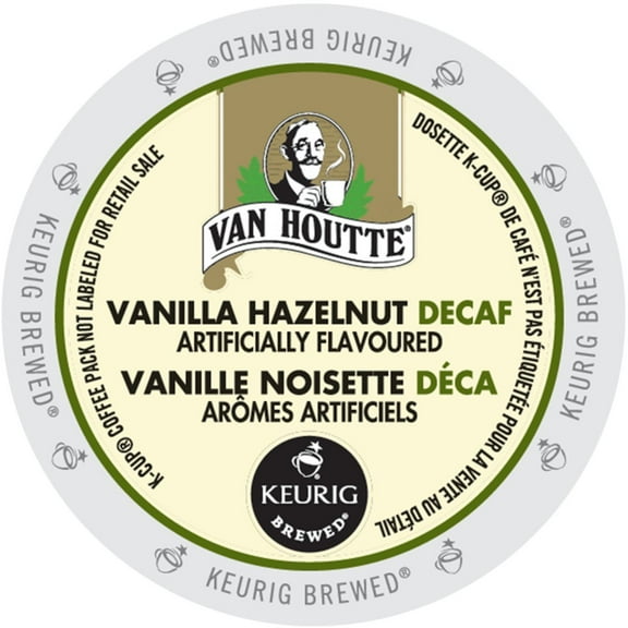 Van Houtte Vanilla Hazelnut Decaf Coffee , K-Cup Portion Pack for Keurig Brewers (1x16oz)