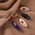 thumbnail image 3 of Hebilla de plástico de colores con incrustaciones ovaladas de diamantes de imitación, clip para collar, sombrero, aguja, bufanda de seda, hebilla de joyería, broche de moda, 3 of 6