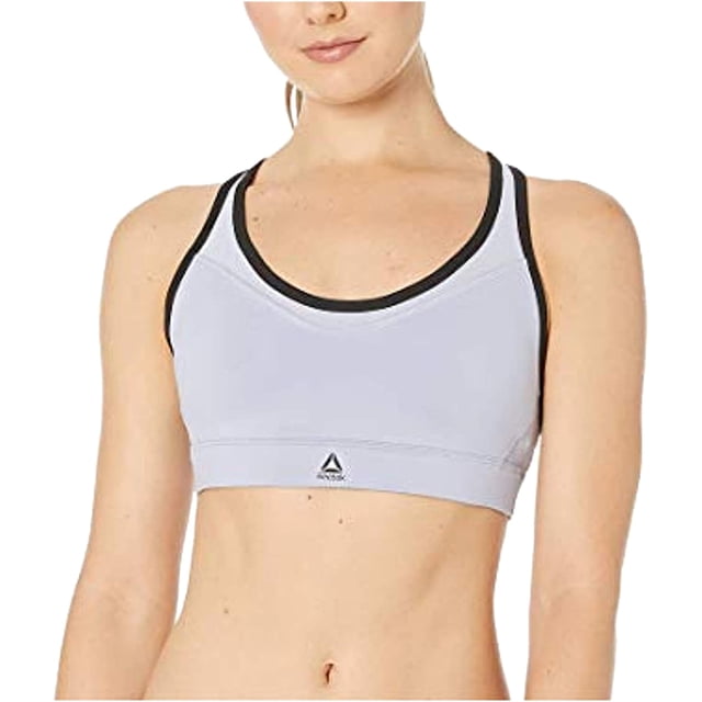 Reebok Womens Hero Racer Sports Bra lavender L